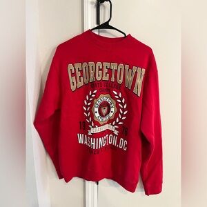 Men’s size small vintage Washington D.C. Georgetown College sweatshirt